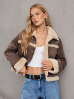 Shearling Suede Jacket