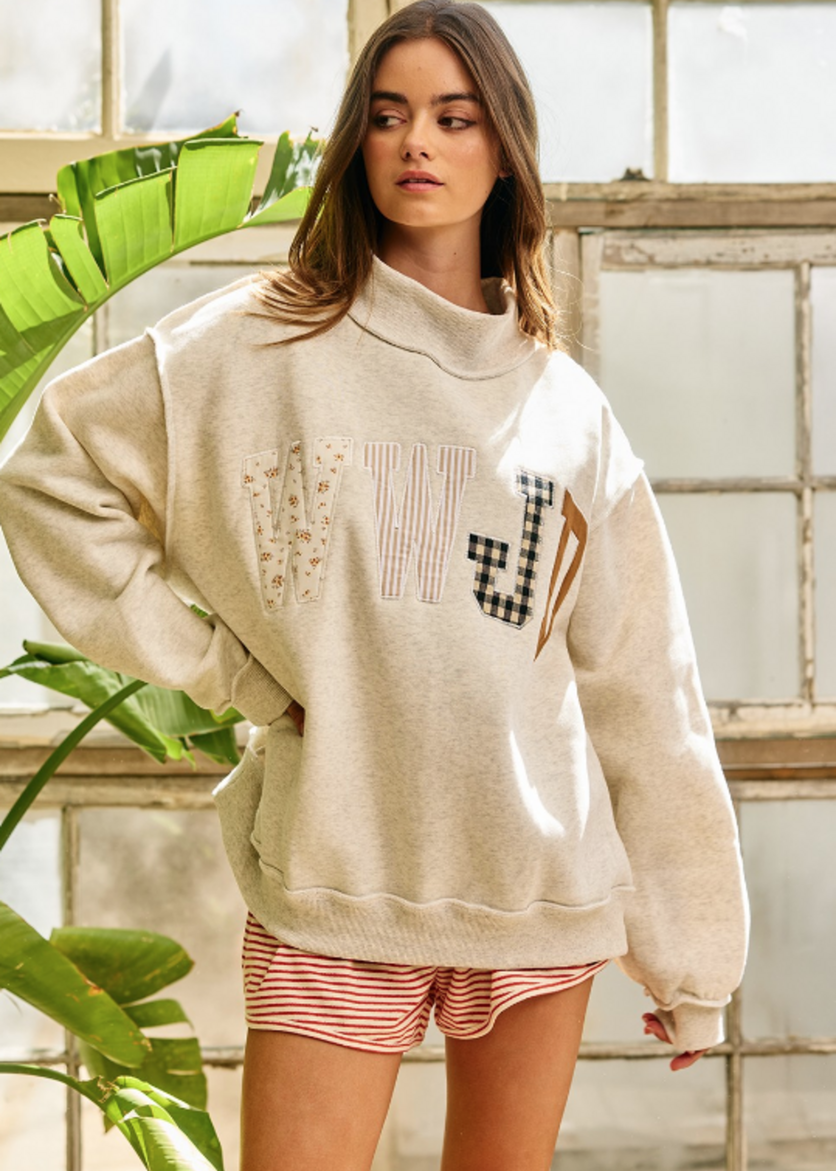 WWJD Fall Mockneck