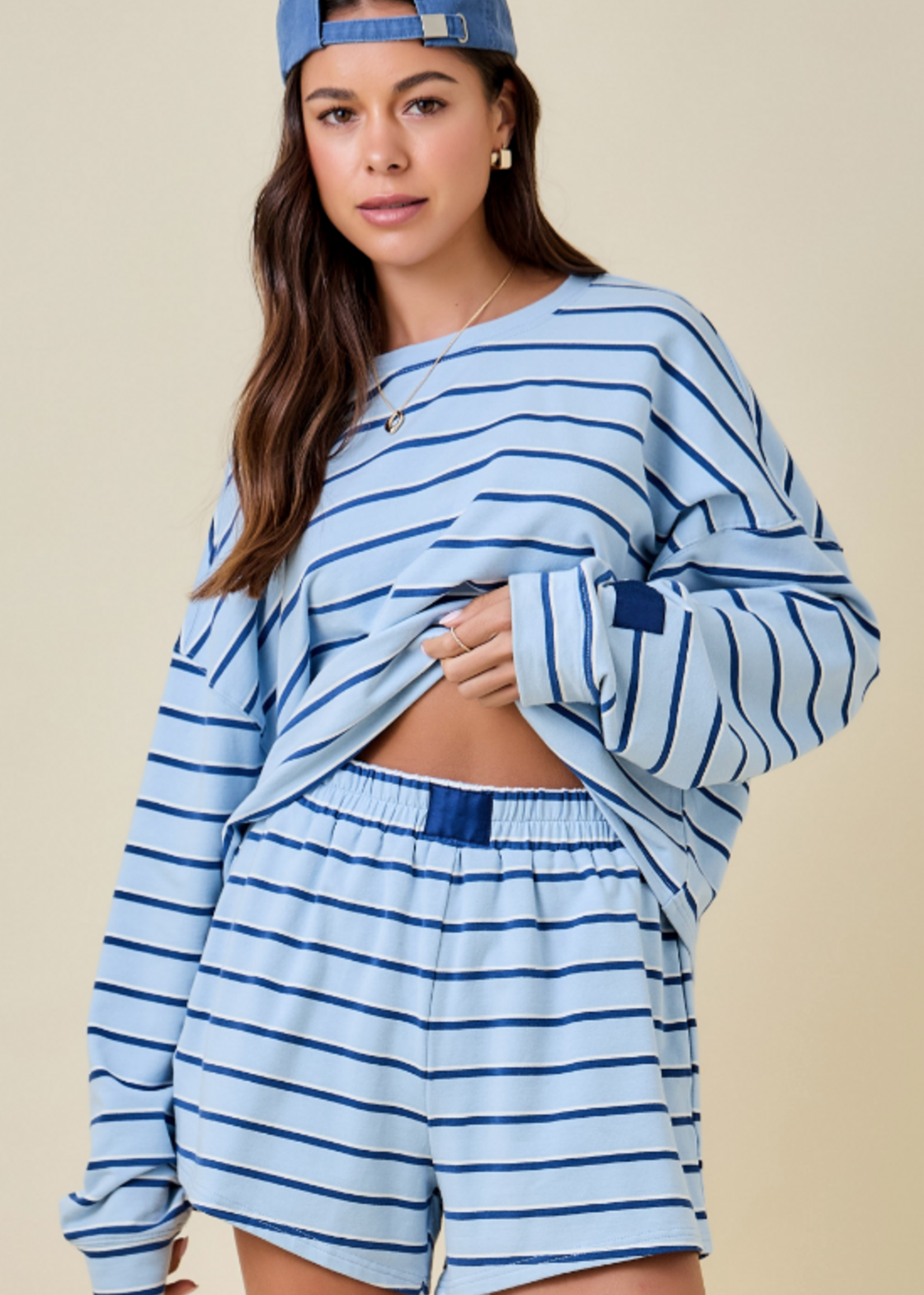 Stripe Hype Sweatshirt (2 Colors)