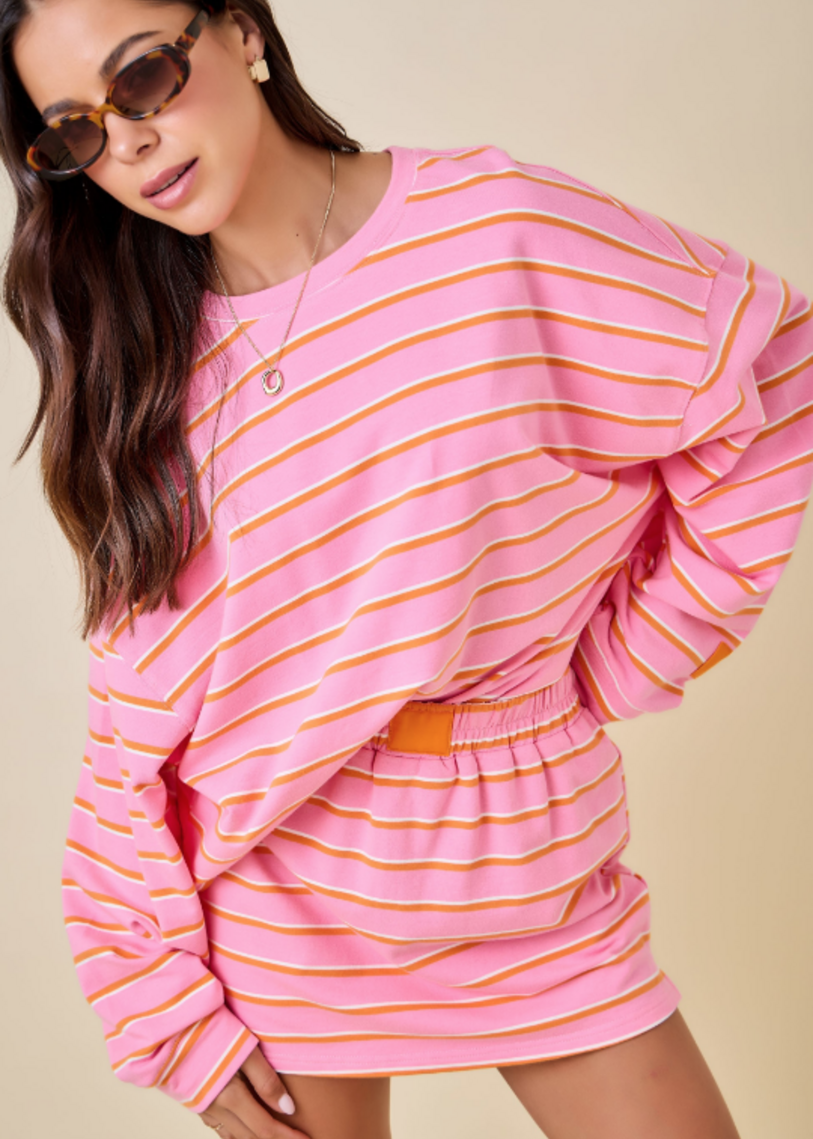 Stripe Hype Sweatshirt (2 Colors)