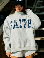 Faith Polka Dot Sweatshirt
