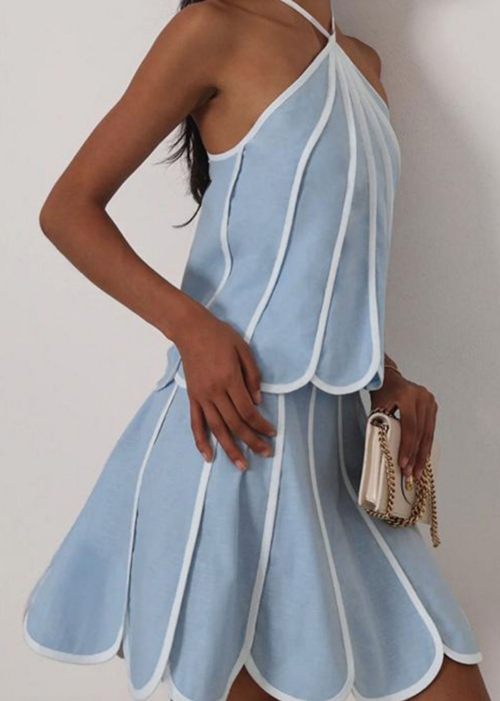 Carolina Blue Scallop Set