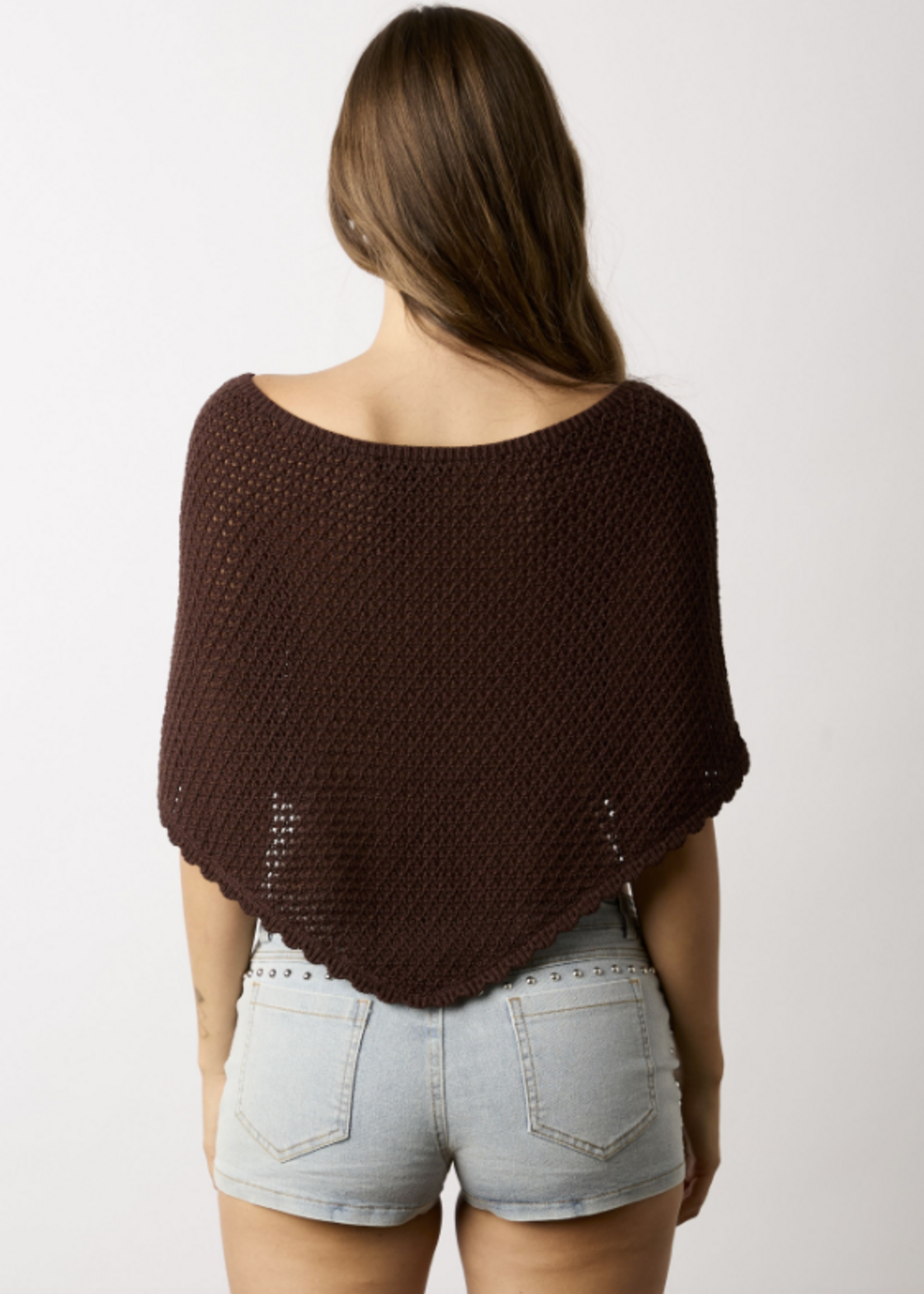 Knit Poncho (3 Colors)