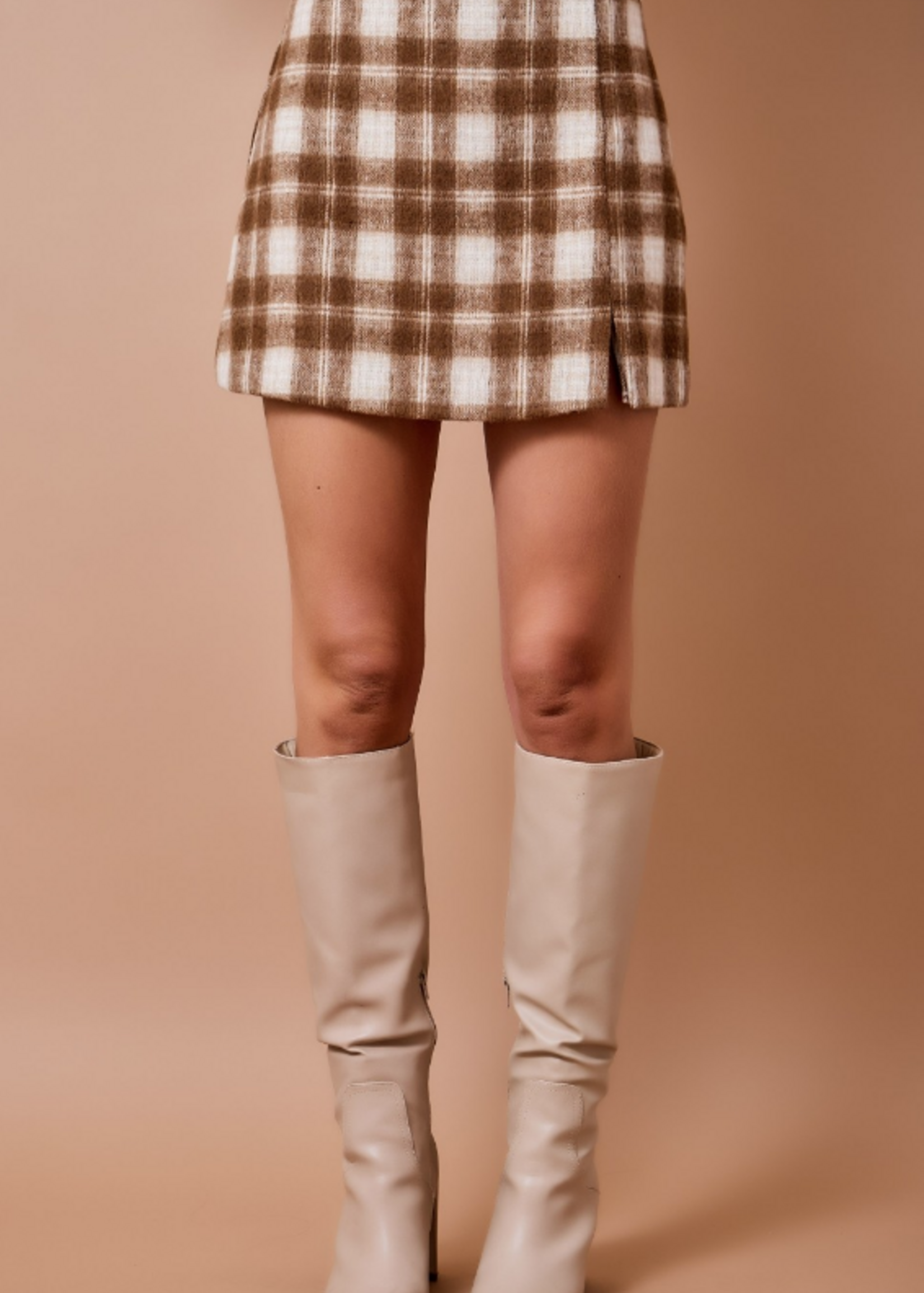 Fall Moment Plaid Skort