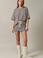 Brown Stripe Top
