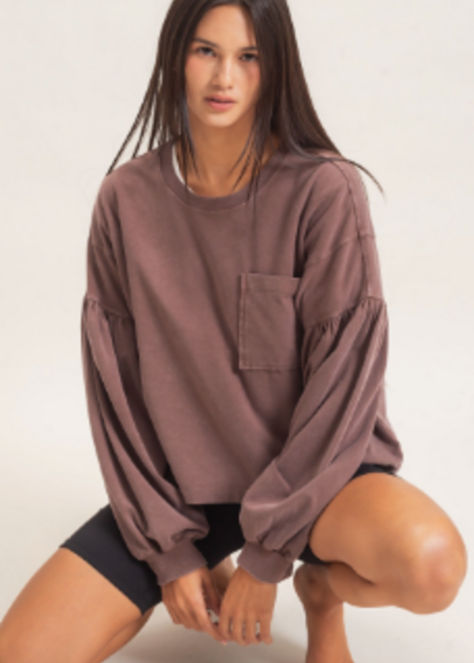 Hello Fall Brown Top