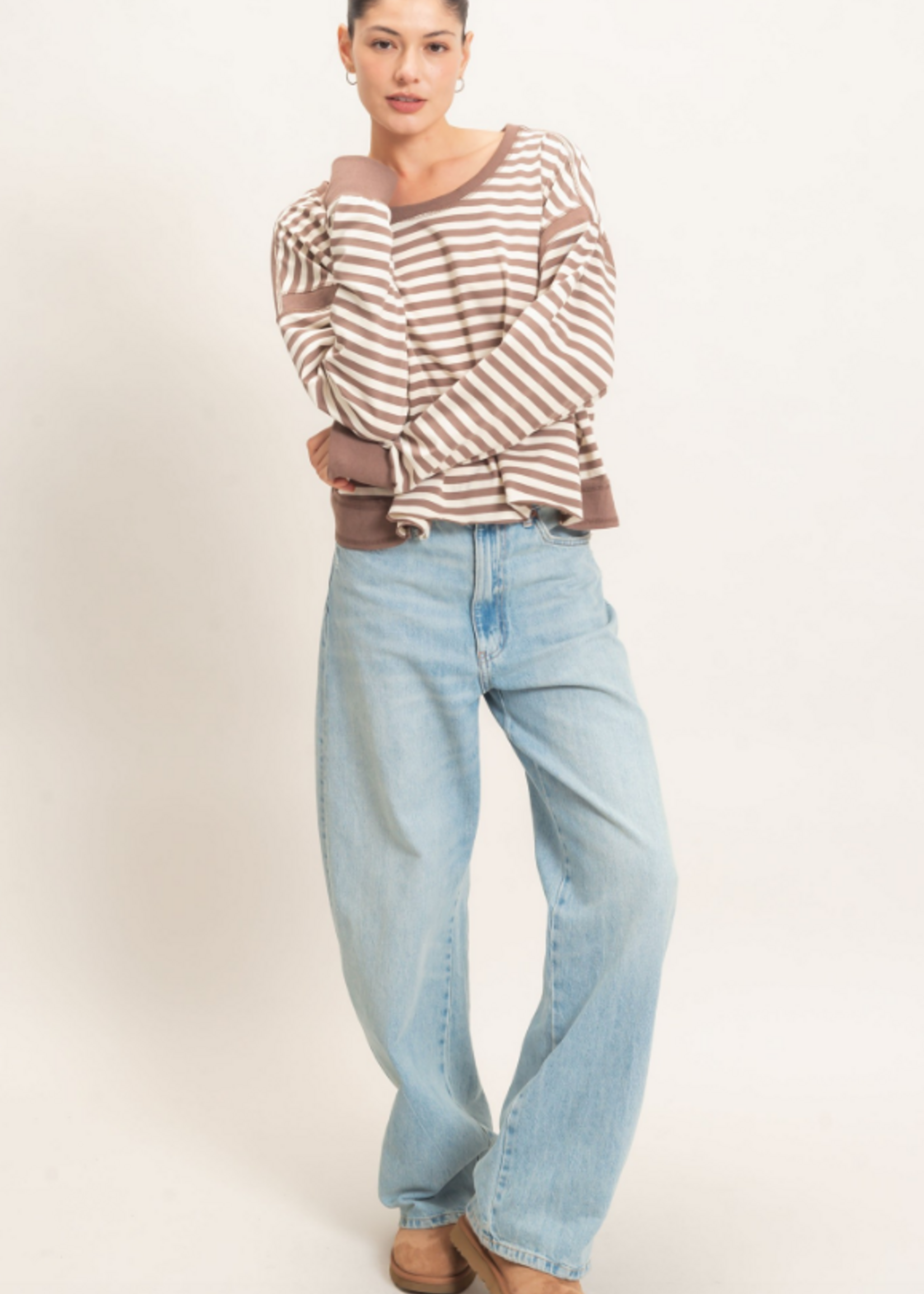 Stripe Hype Open Back Top (3 Colors)