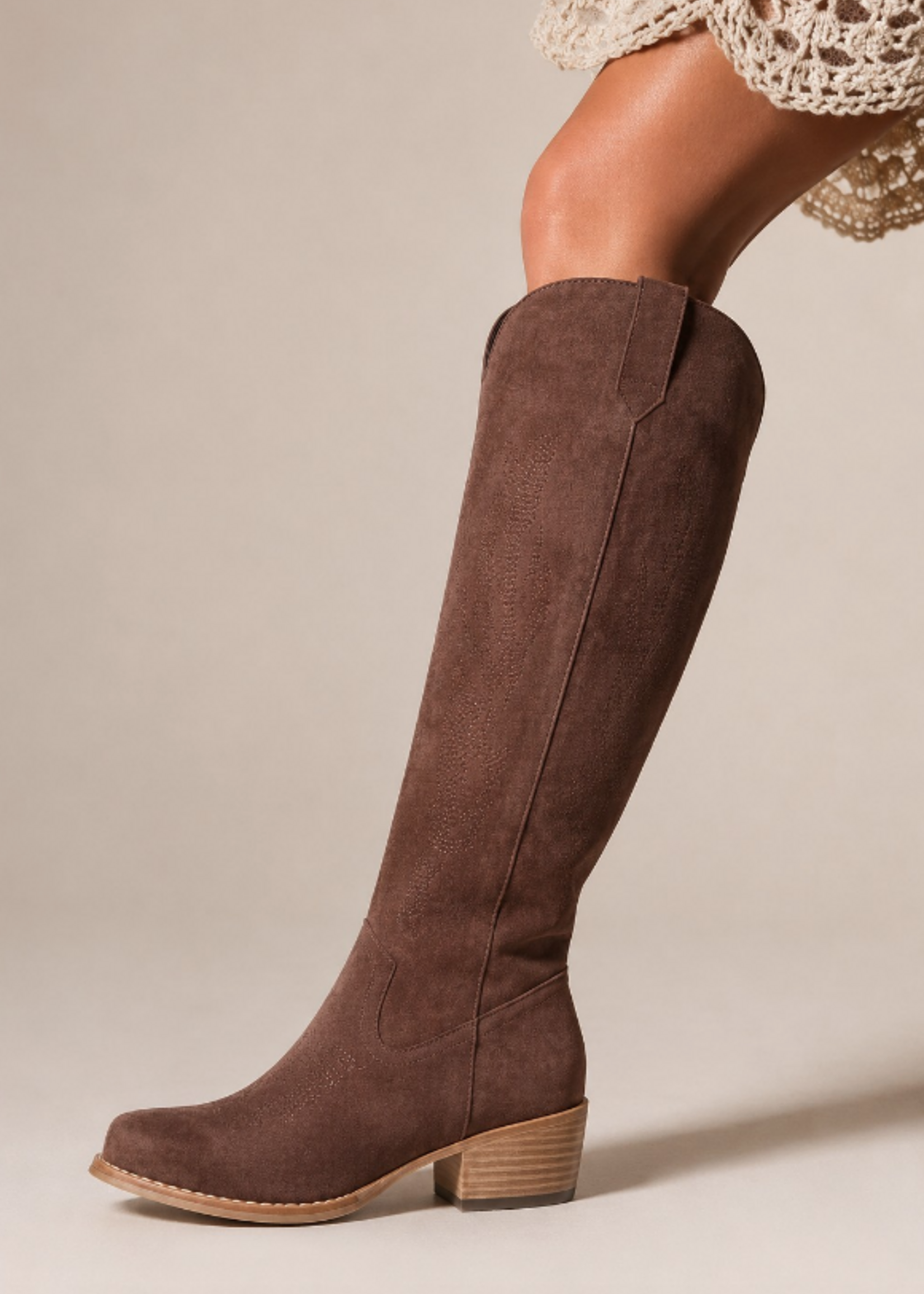 Tall Western Brown Boots