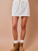 Drawstring Skort