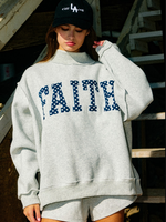 Faith Polka Dot Mockneck