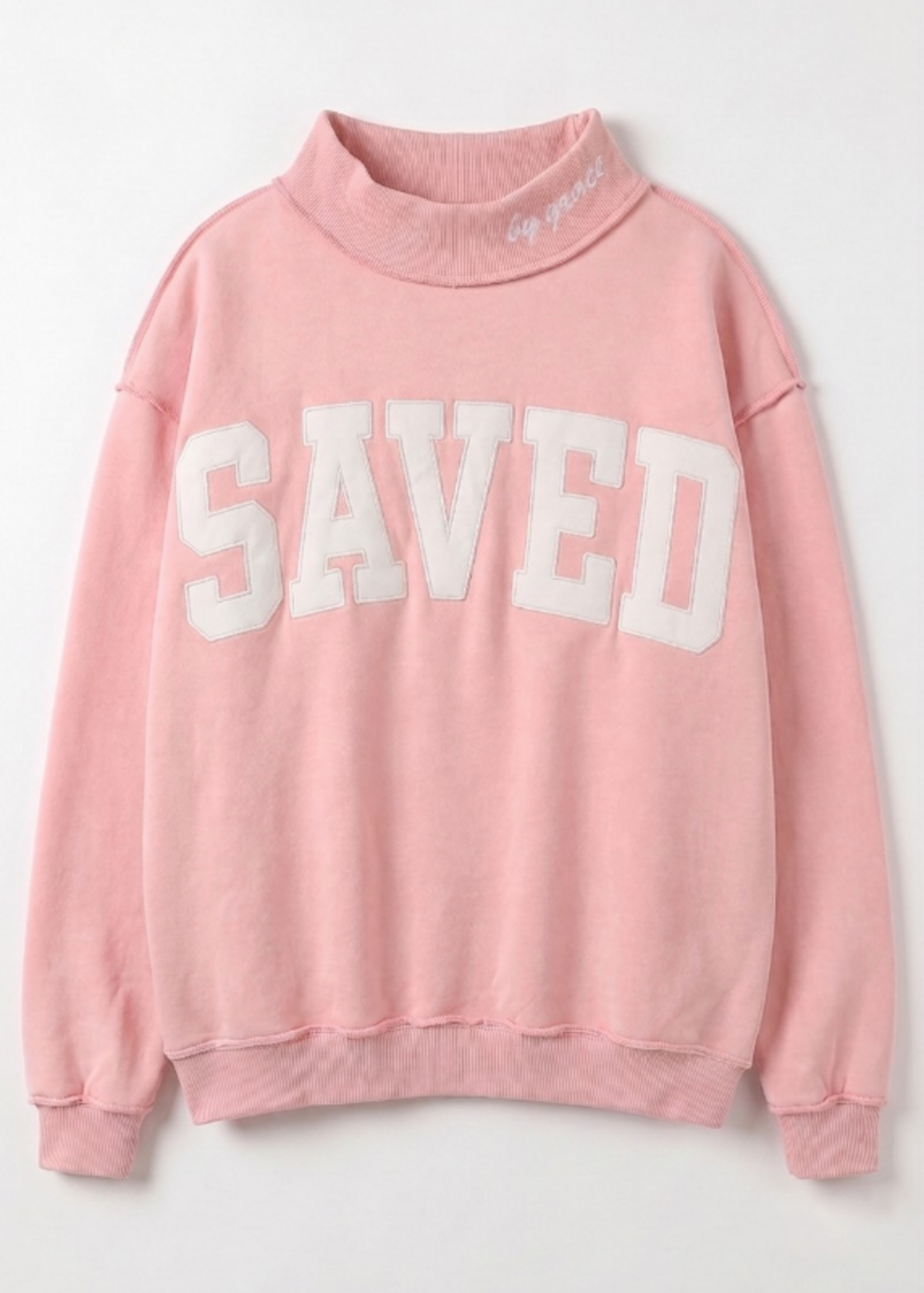 Saved By Grace Mockneck (3 Colors)