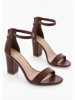 Brown Block Heels