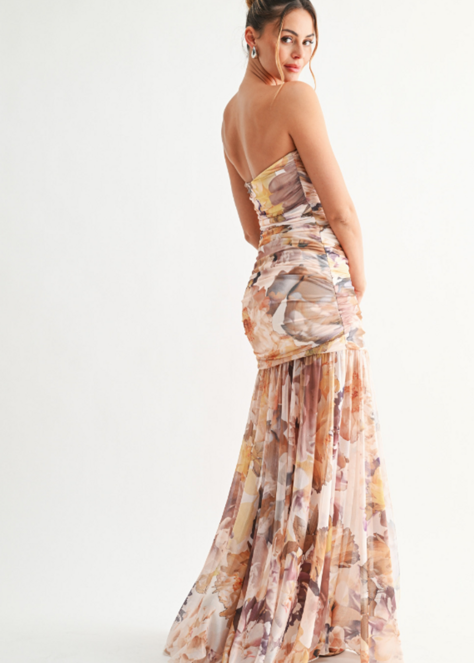 Fall Blooms Maxi Dress