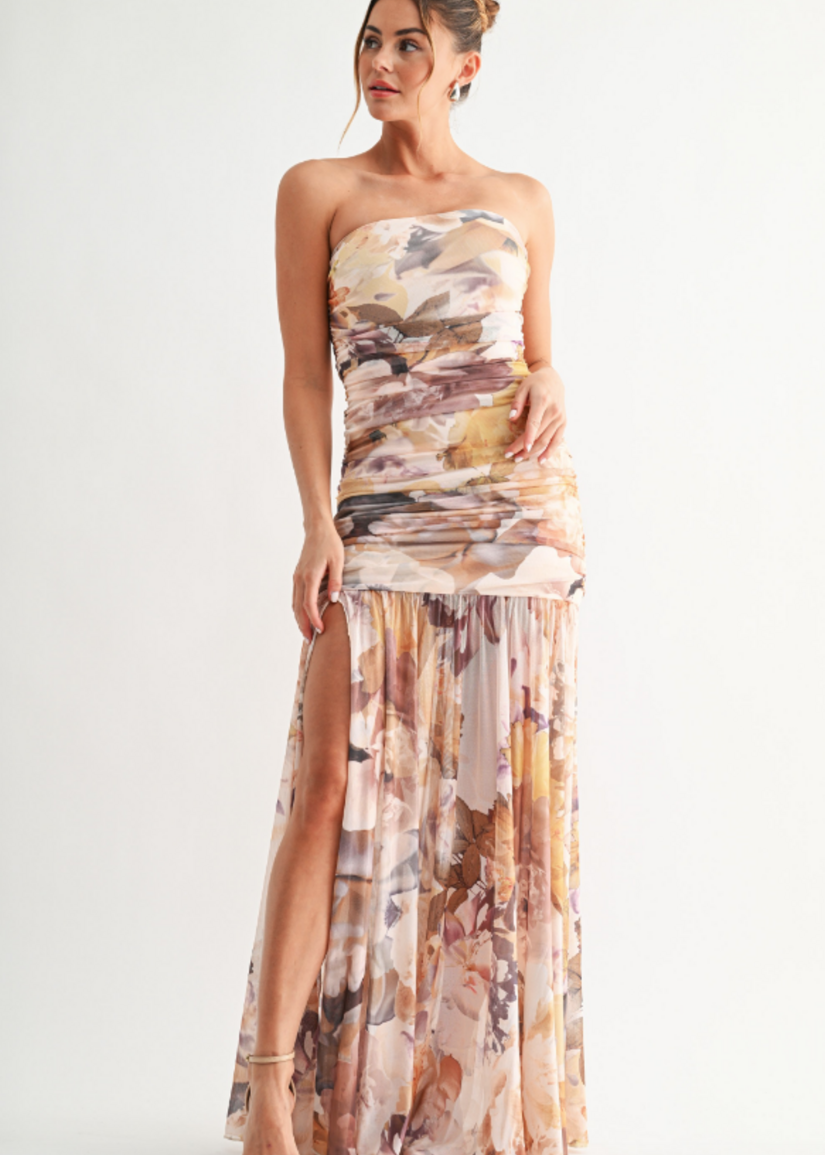 Fall Blooms Maxi Dress