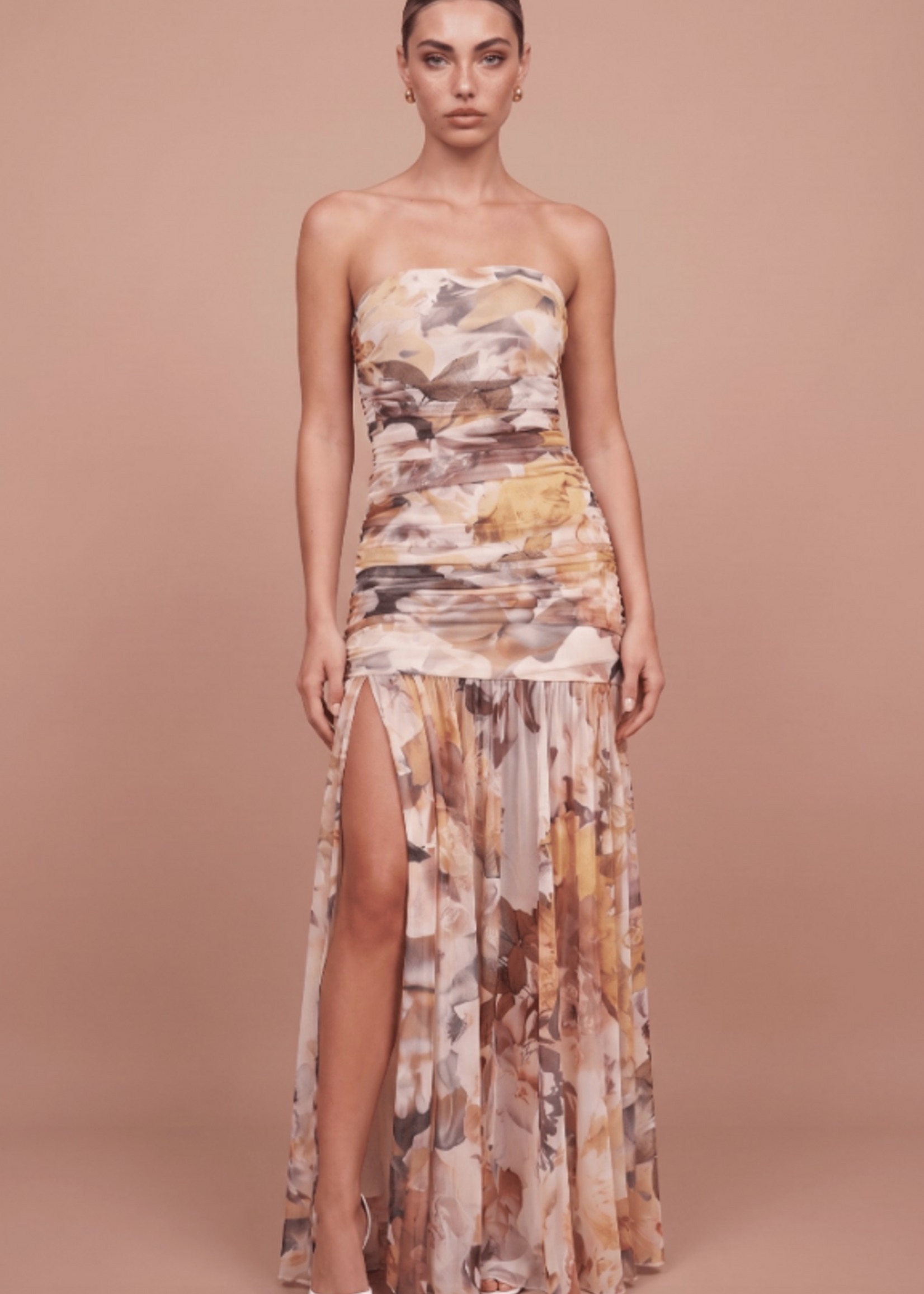 Fall Blooms Maxi Dress