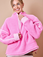 Pink Fleece Pullover