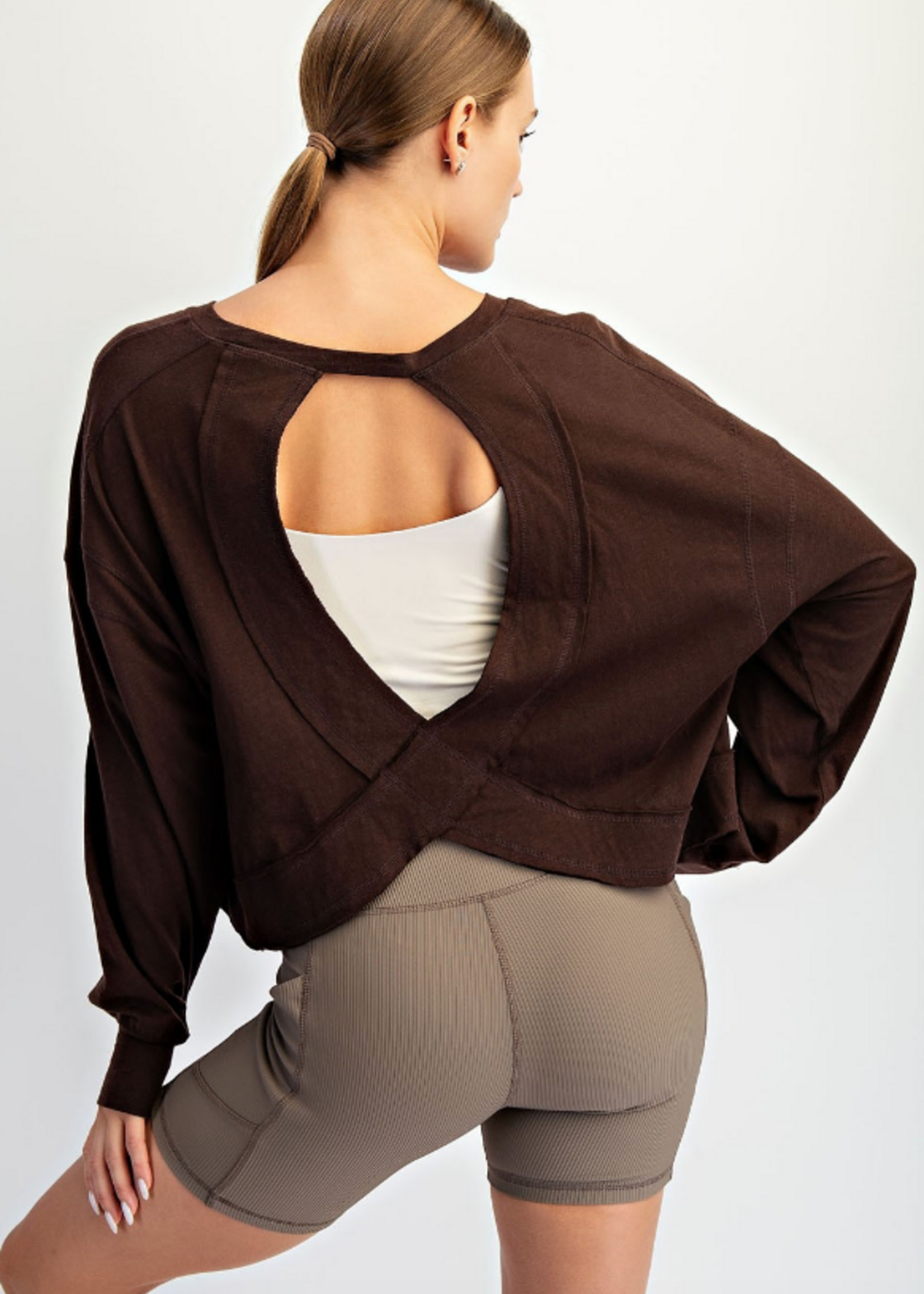 Fall's Best Open Back Slub Top (6 Colors)