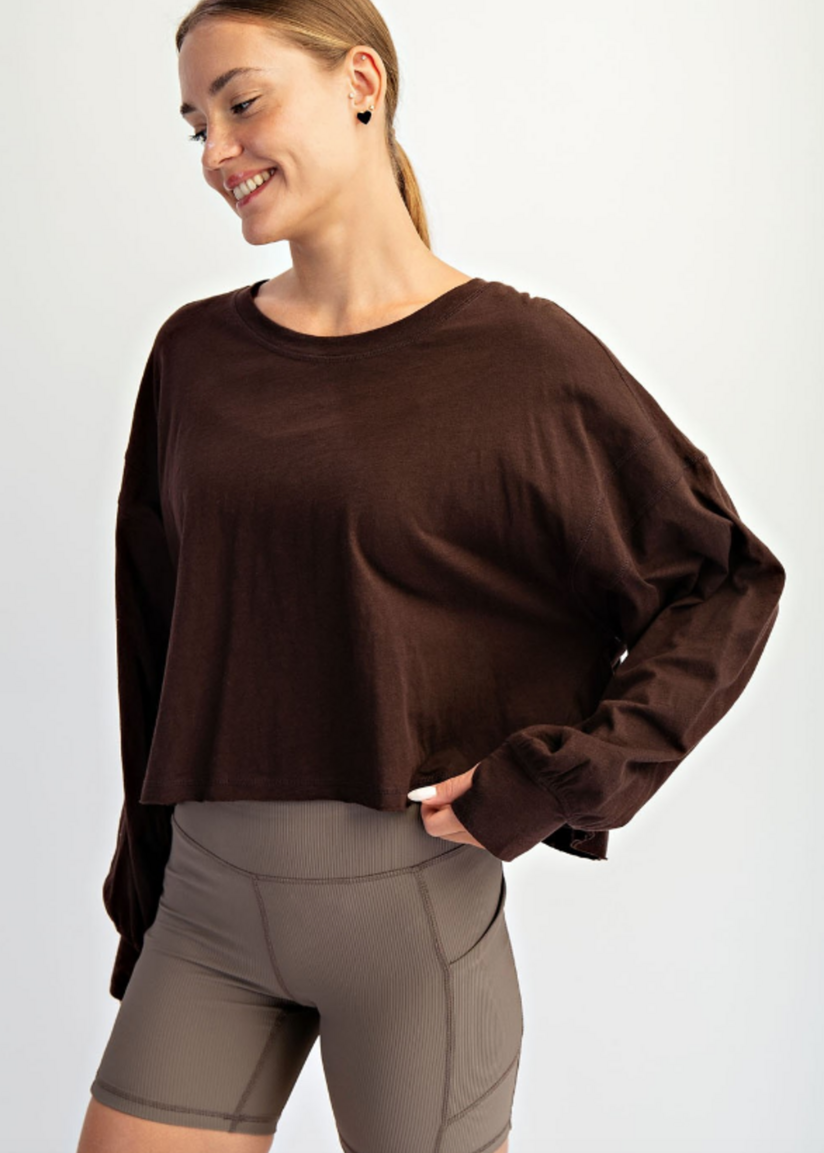 Fall's Best Open Back Slub Top (6 Colors)