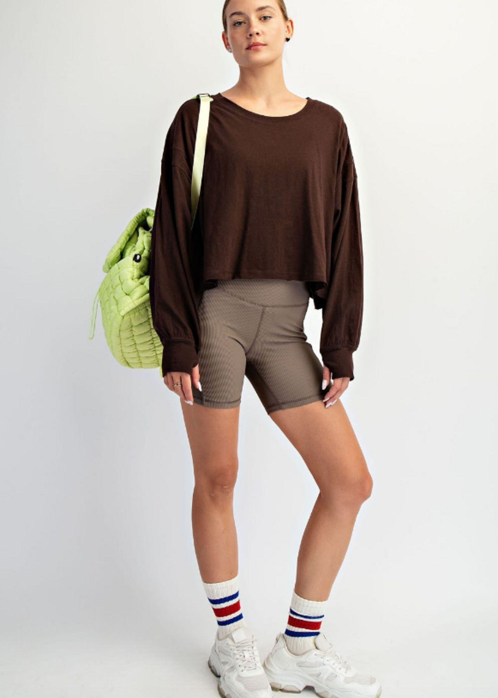 Fall's Best Open Back Slub Top (6 Colors)