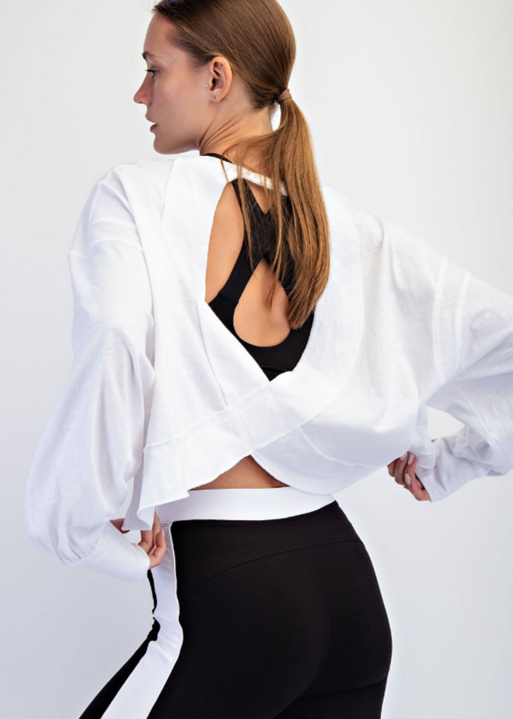 Fall's Best Open Back Slub Top (6 Colors)