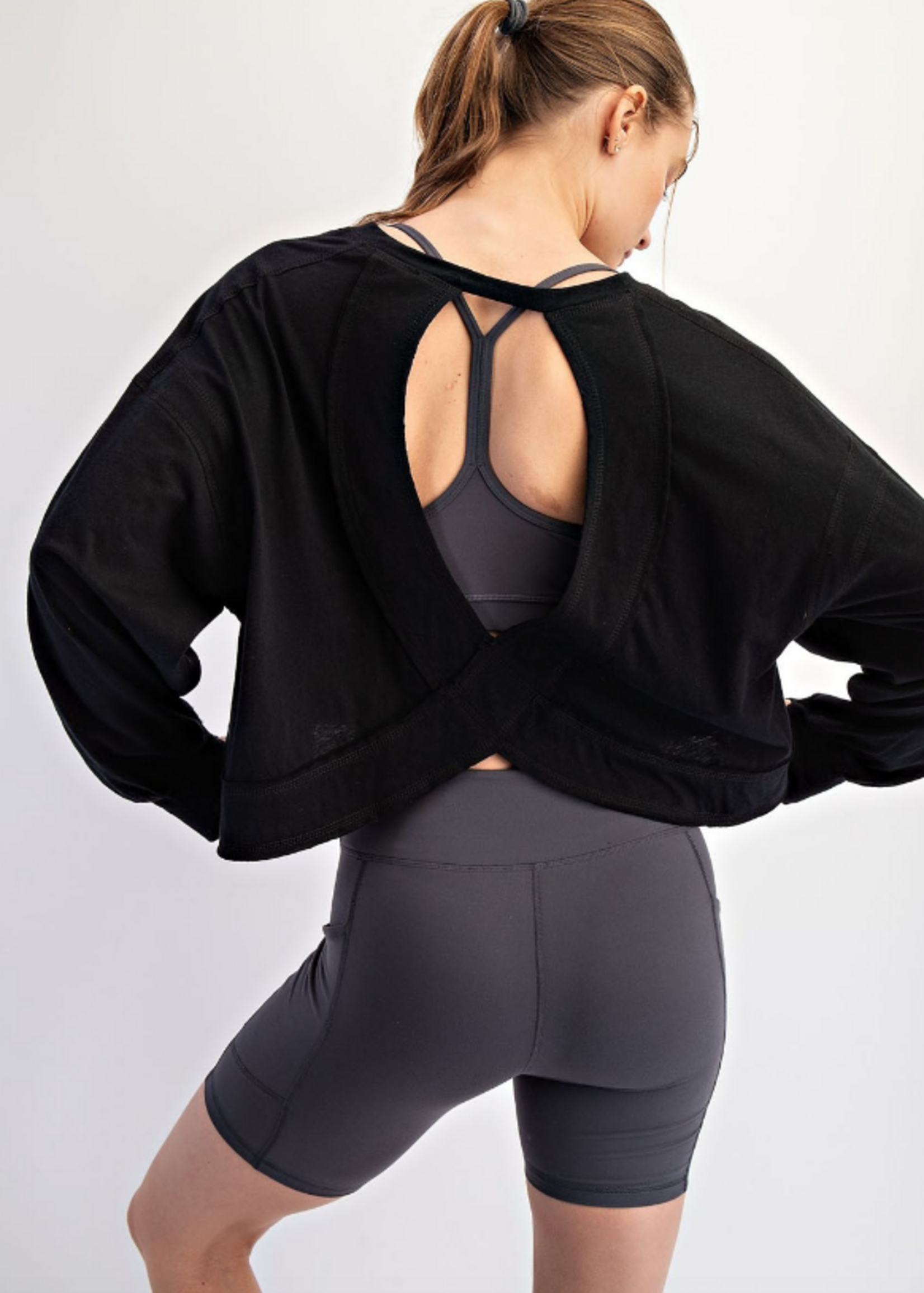 Fall's Best Open Back Slub Top (6 Colors)
