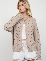 Soft Polka Dot Cardigan (2 Colors)