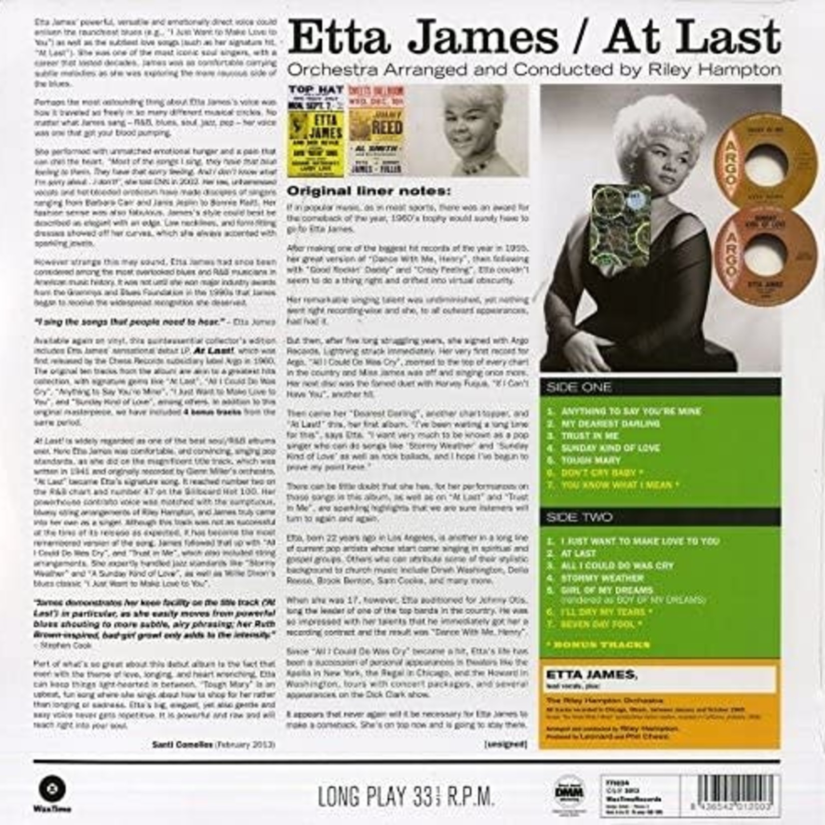 Etta James Etta James - At Last!