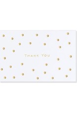 Peter Pauper Gold Dots Thank You Notes