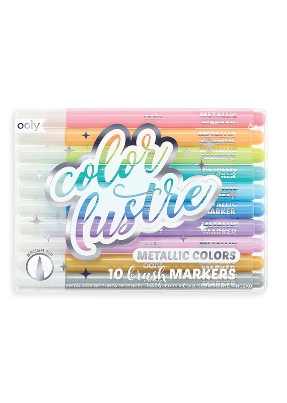 Ooly Color lustre Metallic Brush markers