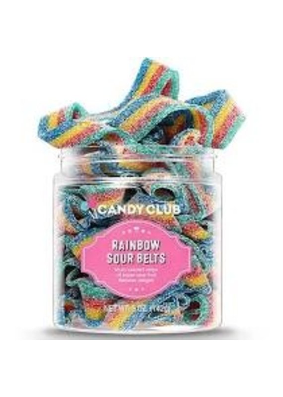 Candy Club Rainbow Sour Belts - Large