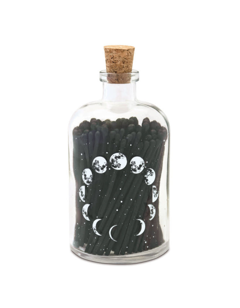 Skeem Design Moon Phases Glass Match Bottle