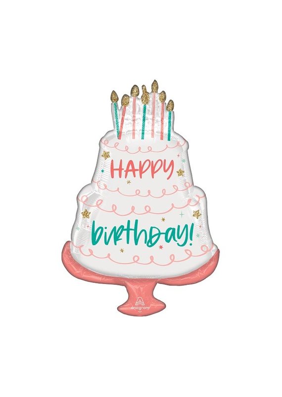 Anagram Happy Cake Day balloon