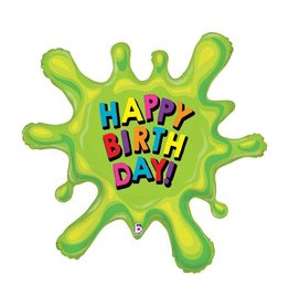 Green Slime Birthday Balloon