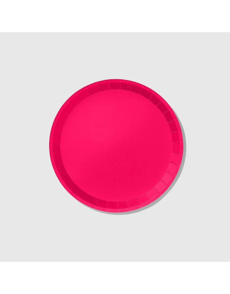 Coterie Party Hot Pink Large Party Plates