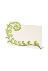 Hester & Cook Fiddlehead Fern Placecards