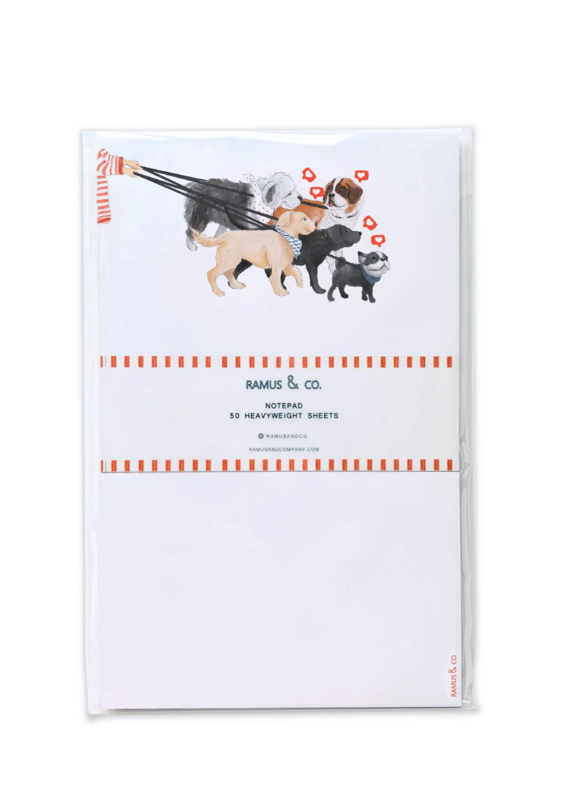 Ramus and Co. Dogs Love Notepad