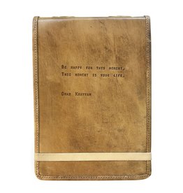 Sugarboo Leather Journal with Quote