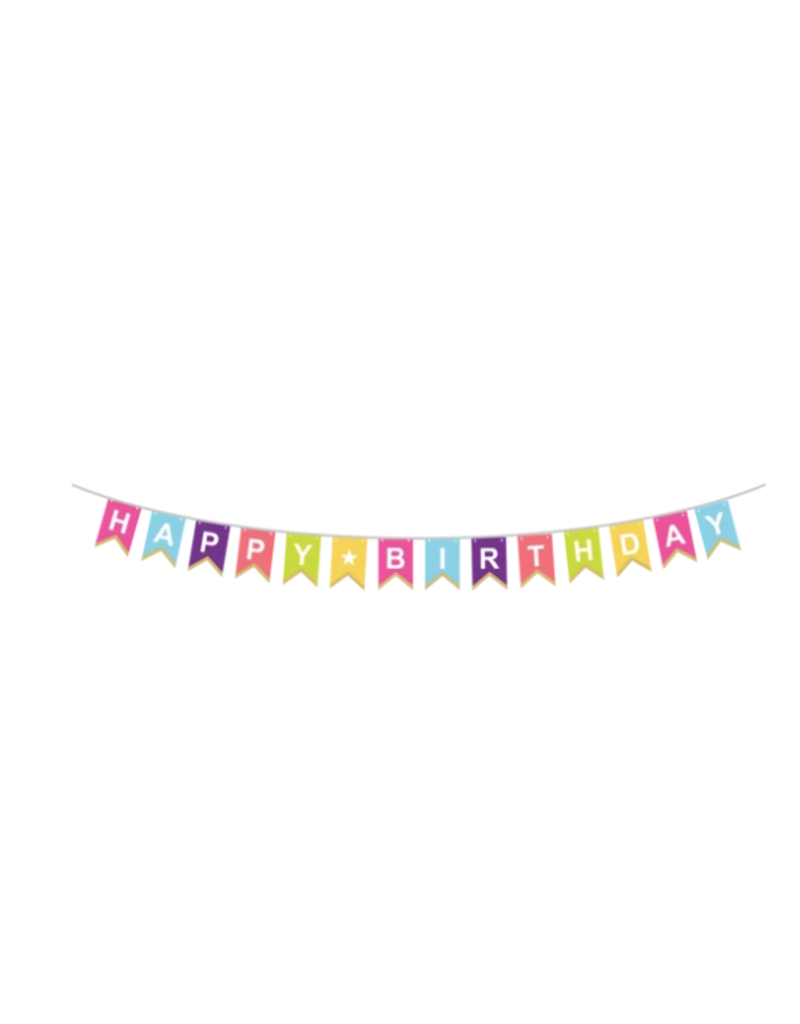 Party Partners Dayglo Birthday Banner