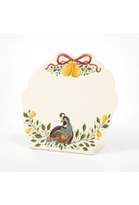 Hester & Cook Partridge Place Card