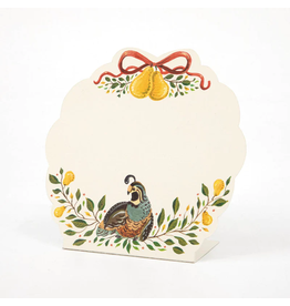 Hester & Cook Partridge Place Card