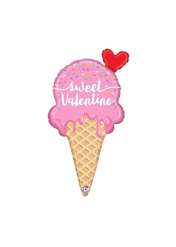 Burton and Burton Sweet Valentine Ice Cream Balloon