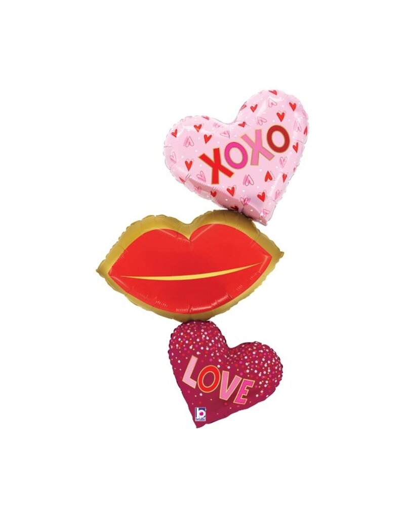 Betallic Love Trio Valentine Balloon