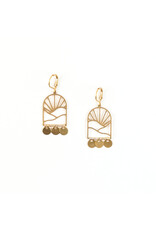 Altiplano Brass Sunrise Earrings