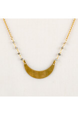 Altiplano Labradorite Moon Necklace