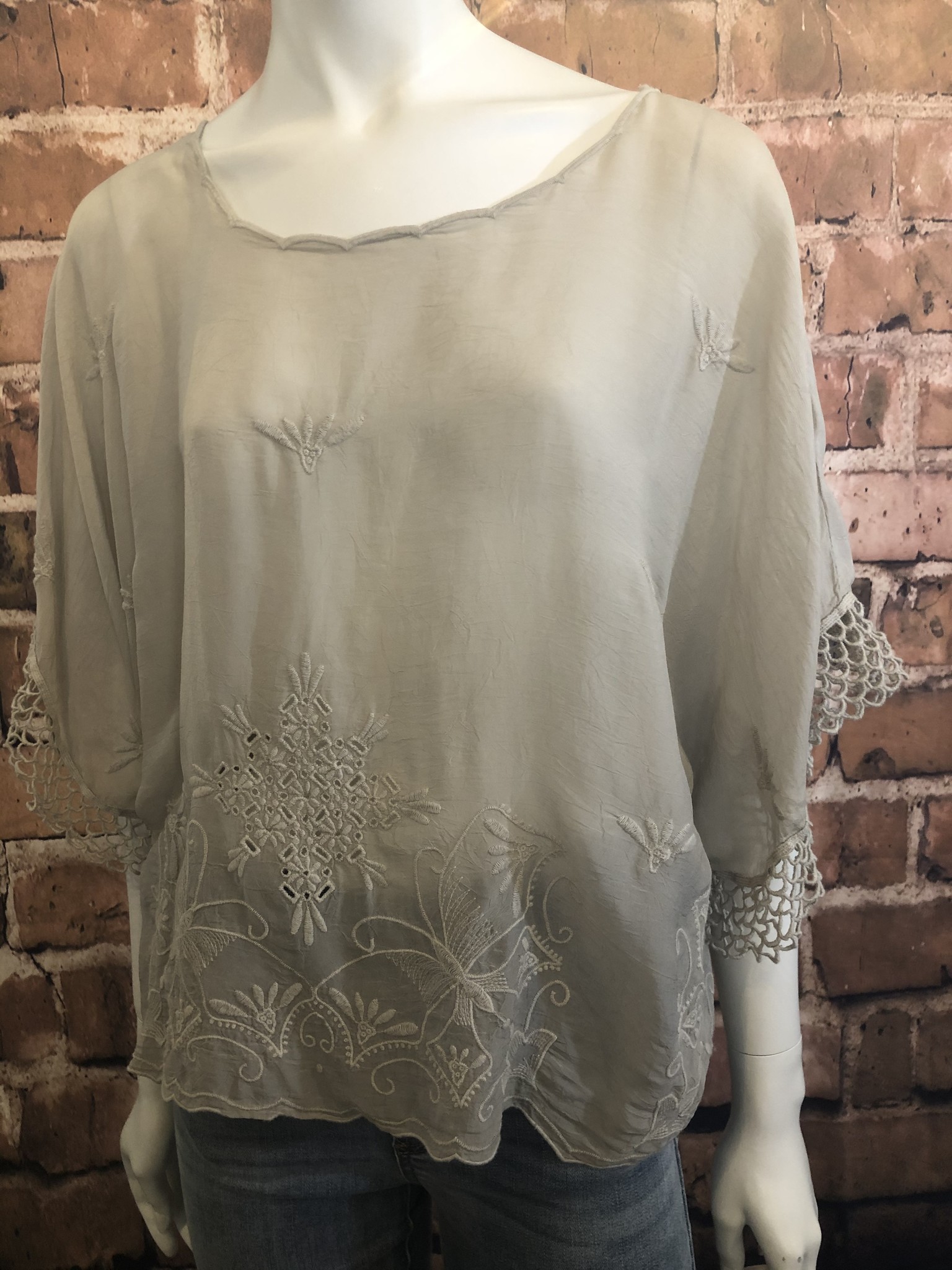 johnny was boho cropped top