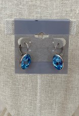 Swarovski Crystal Earrings Blue