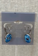 Swarovski Crystal Earrings Blue