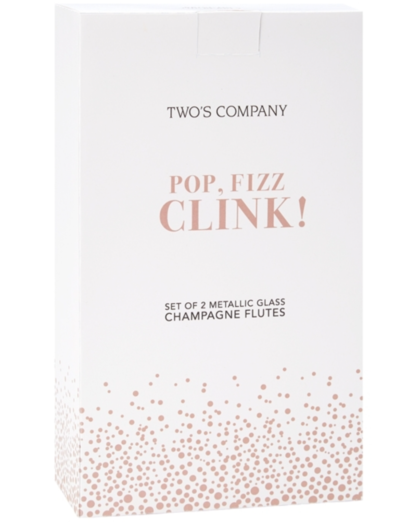 6oz Champagne Flute Cheers Rose Gold
