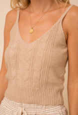 Cable Sweater Tank