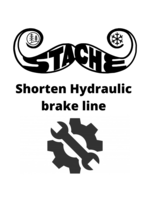 Shorten Hydro brake line